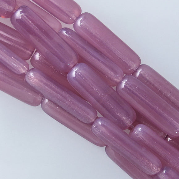 cz 17x6 rectgle bar pink 11pcs