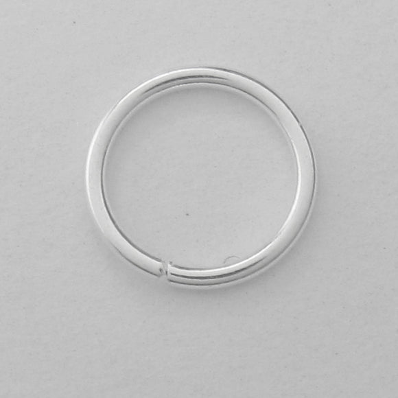 Metal 6x0.8mm jumpring NF silver 20pcs