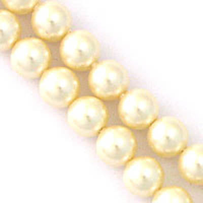 Not Available in the Prahran Store - Austrian Crystals 6mm 5810 light creamrose 100pc