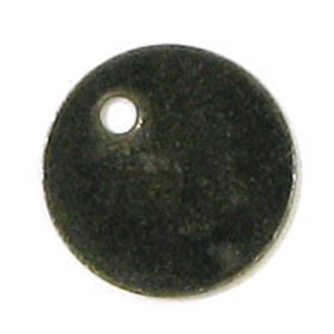 metal 8mm coin thin black 100pcs