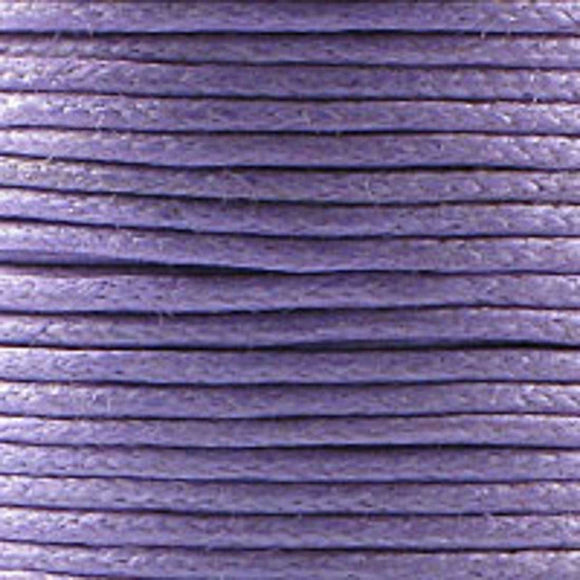 Cord .5mm waxed purple 25metres