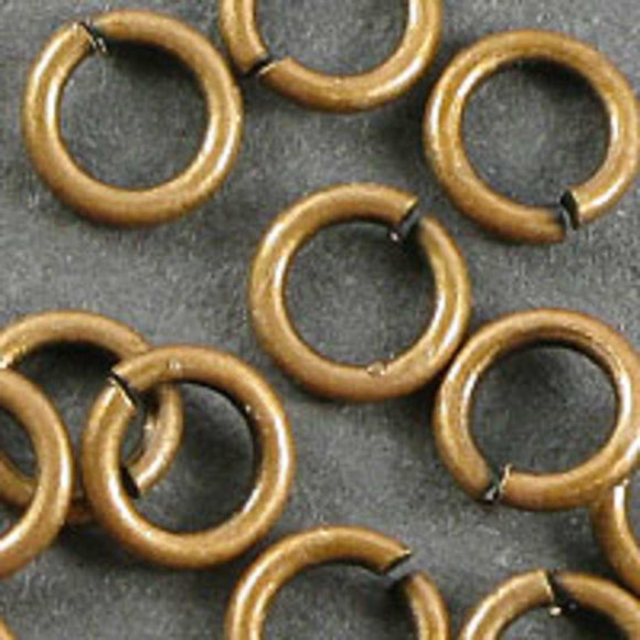 Metal 5x.9mm jump ring NF ant cop 150pcs
