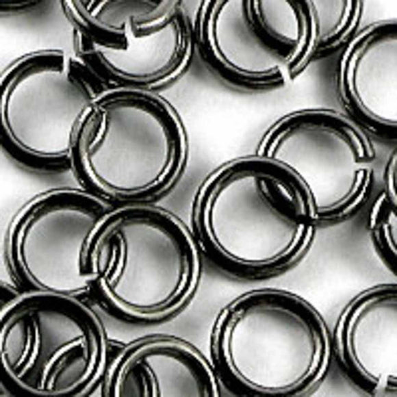 Metal 5x.9mm jump ring NF black 100pcs