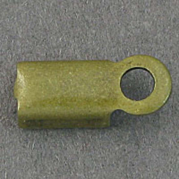 Metal 8x4mm flat end NF ant brs 100pcs