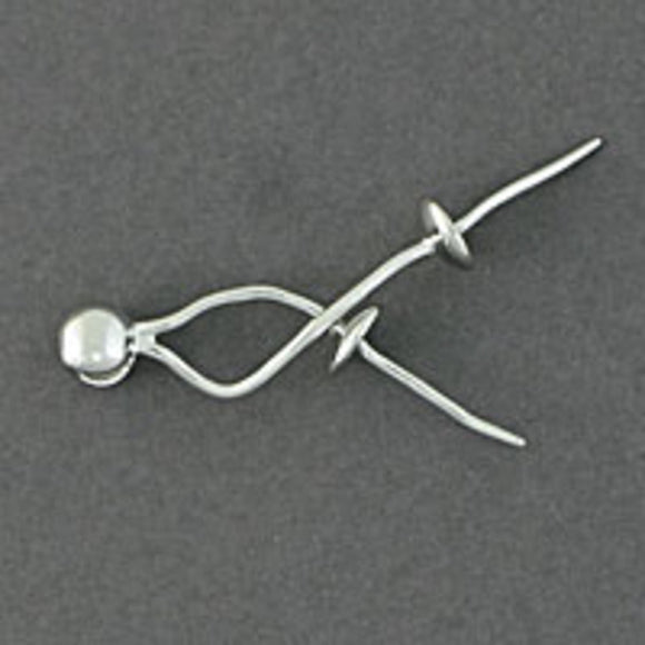 Metal 54mm fancy dble drop pndt NFsil 4