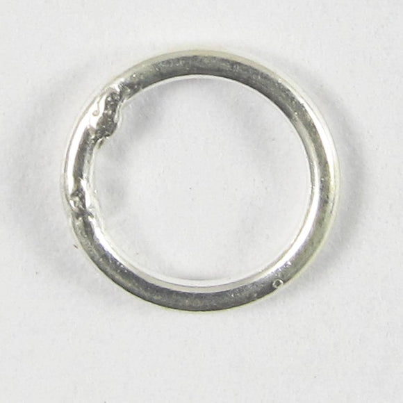 Sterling sil 6x.8mm ring SOULDERED 10pc