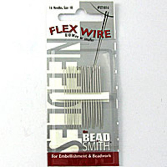 Beading needle size 10 (010 wire) 16pcs