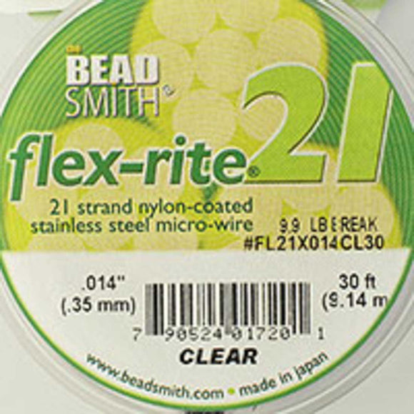 Flexrite .35mm 21str 9.9lb clear 9.14m