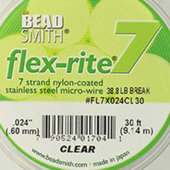 Flexrite .60mm 7str 38.8lb clear 9.1mtr