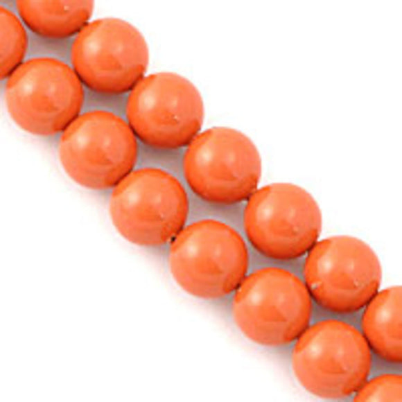 Not Available in the Prahran Store - Austrian Crystals 4mm 5810 coral 100pcs
