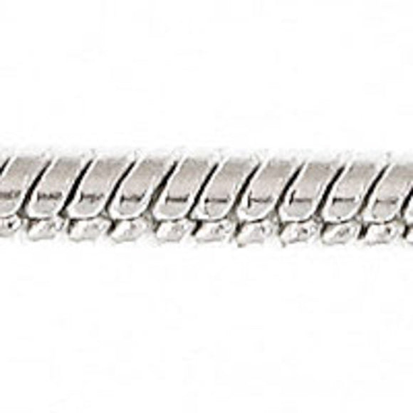 Metal chain 2.5mm snake sil 50metres