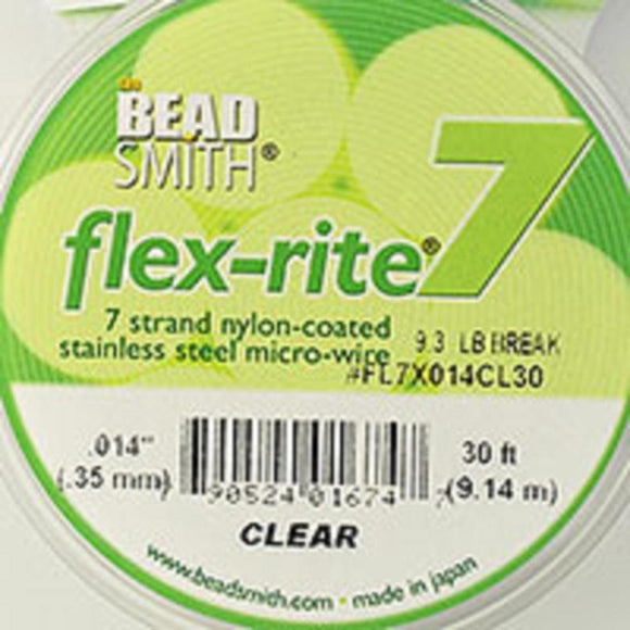 Flexrite .35mm 7str 9.3lb clear 9.14mtr