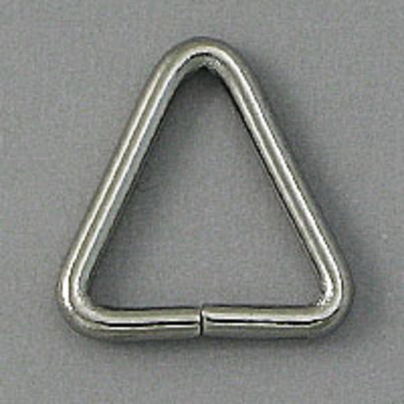 Metal 10x10x10x1mm tri bail nkl 100pcs