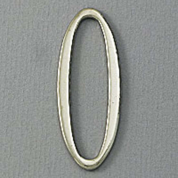 Plas 50x20mm oval ring mkl 18pcs