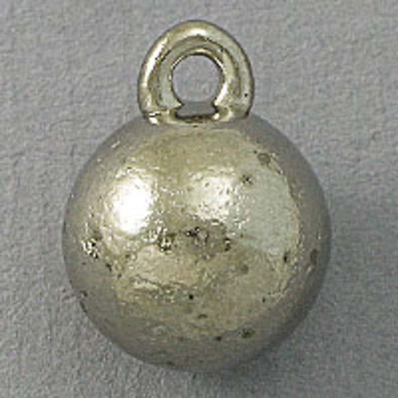 Plas 14mm rnd drop top loop nkl 40pcs