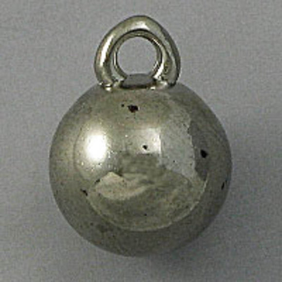 Plas 12mm rnd drop top loop nkl 40pcs