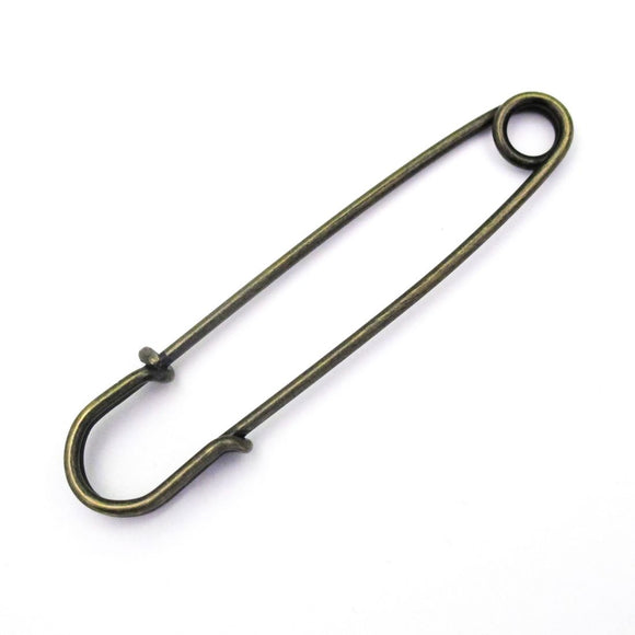 metal 65mm kilt pin ant brass 3pcs