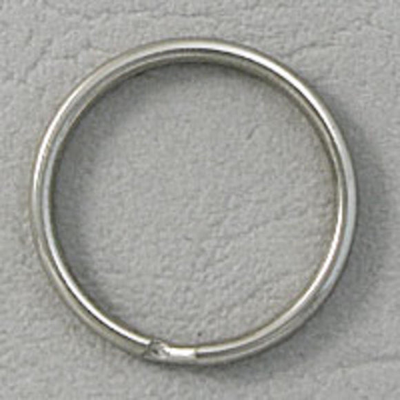 metal 25mm split ring nickel 10pcs