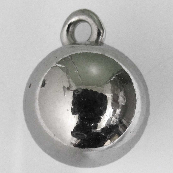 Plas 18mm rnd drop nickel 12pcs