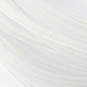 Rubber 2mm hollow tubing clear 4.5mtr