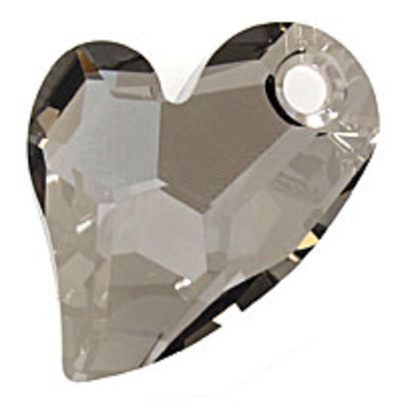Austrian Crystals 17mm 6261 heart SATIN 1pc