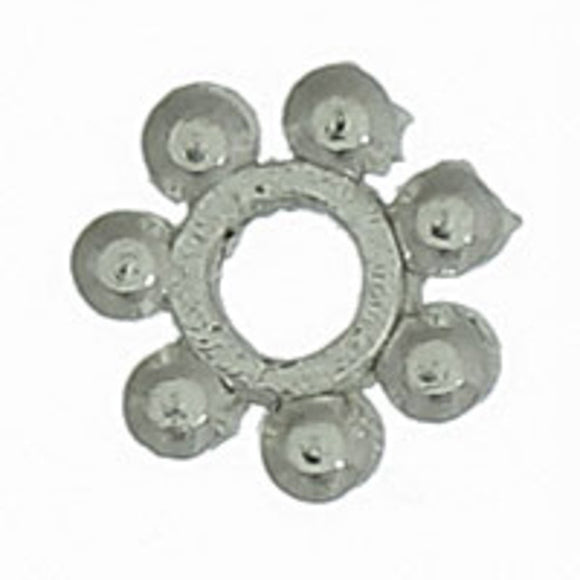 Metal 4mm dot spacer wheel sil 200pcs