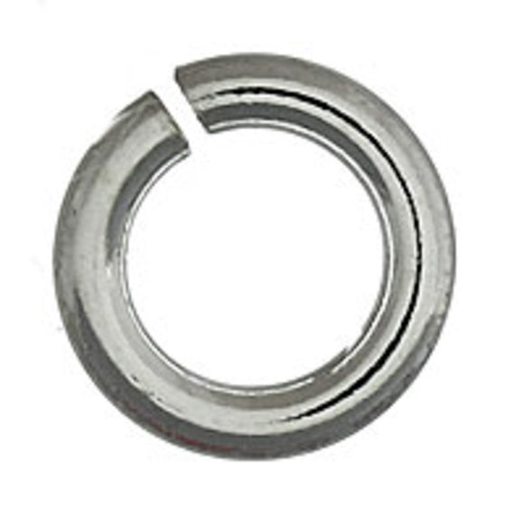 Sterling sil 10x2mm ring open 2pcs