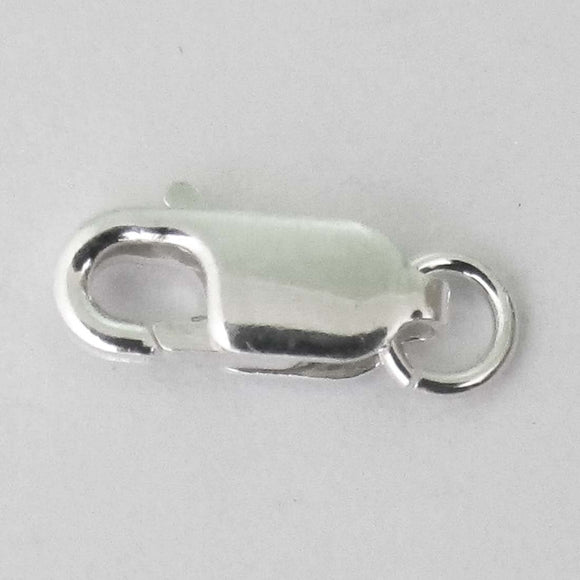 Sterling sil 9mm lobster clasp 2pc