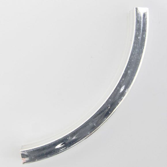 metal 4x50mm squ curved tube NF sil 4pcs