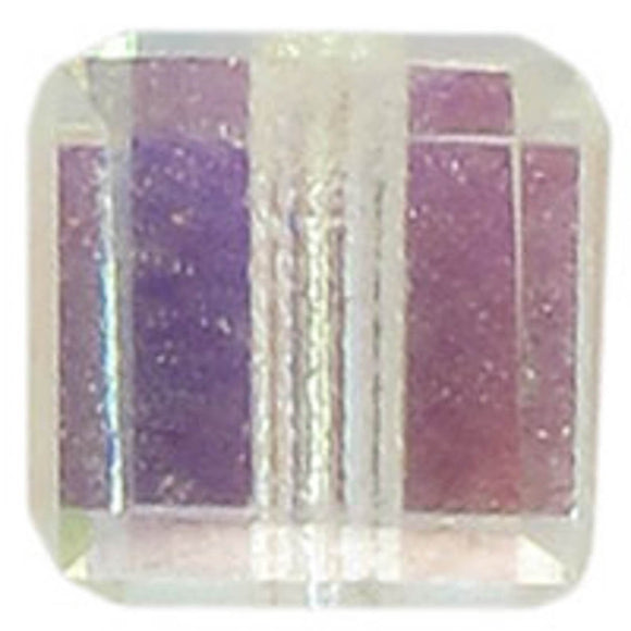 Austrian Crystals 4mm 5601 cube CRY AB 10pc