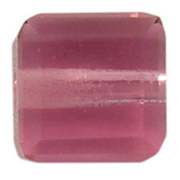 Austrian Crystals 4mm 5601 cube ROSE 10pc