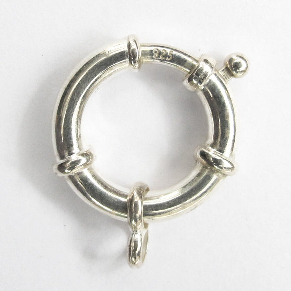 Sterling sil 20mm bolt ring 1set