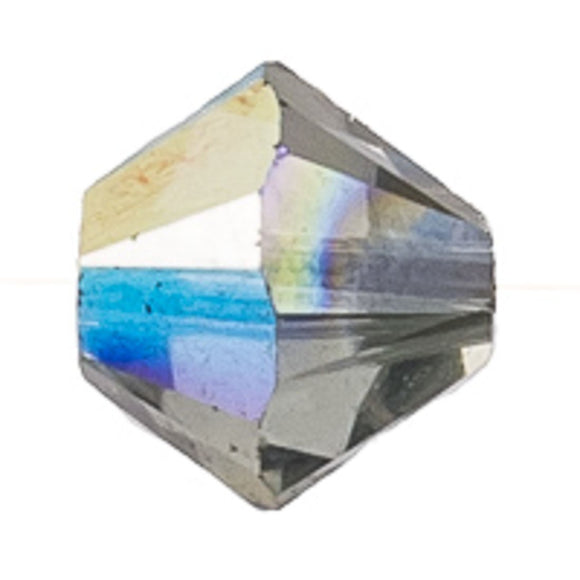 Austrian Crystals 6mm 5328 blk diamond AB 20p