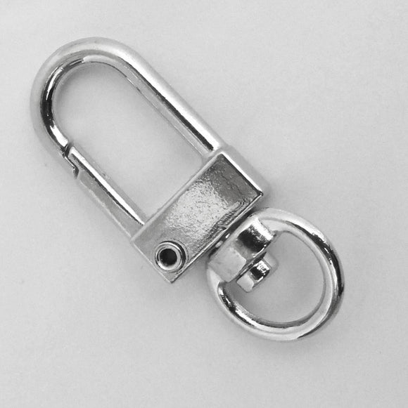 Metal 33mm oval swivel clasp nkl 10pcs