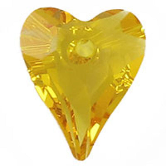 Austrian Crystals 12mm 6240 wild heart sunflwr 1