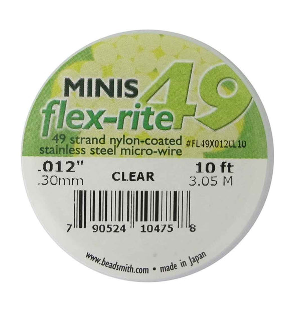 Flexrite .30mm 49str clear 3.05m