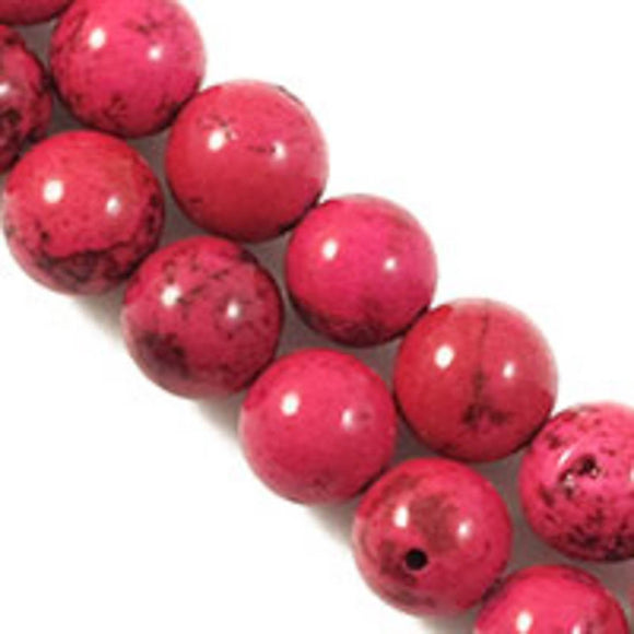 Semi prec 8mm rnd dyd how magenta 48