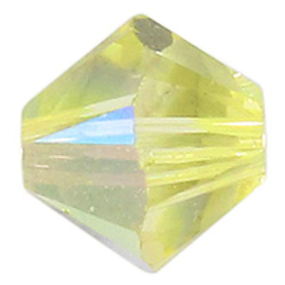 Austrian Crystals 4mm 5328 jonquil AB 30pcs