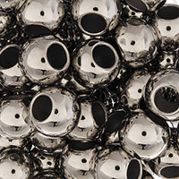 12mm rnd lge hold nickel 100pcs