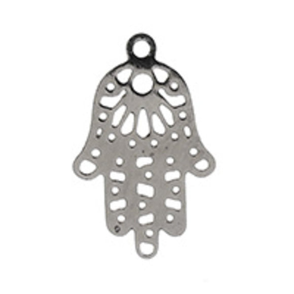 Metal 15mm hand of fatima NF NKL 25pcs