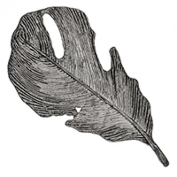 Metal 46mm feather Anq Nkl 6pc