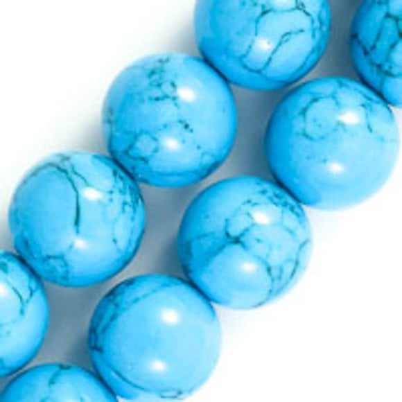 Semi prec 14mm rnd hlite sky/grey 29p