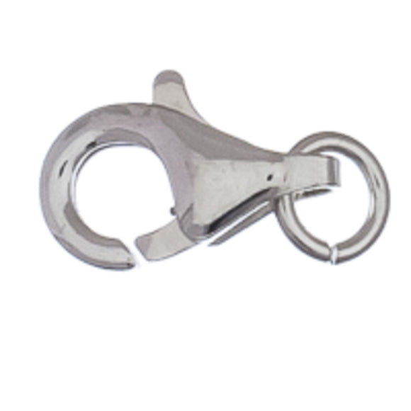 Sterling sil 9mm parrot + jumpring 10pcs