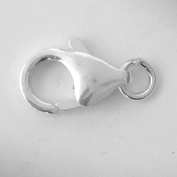 Sterling sil 13mm parrot + jumpring 4pcs