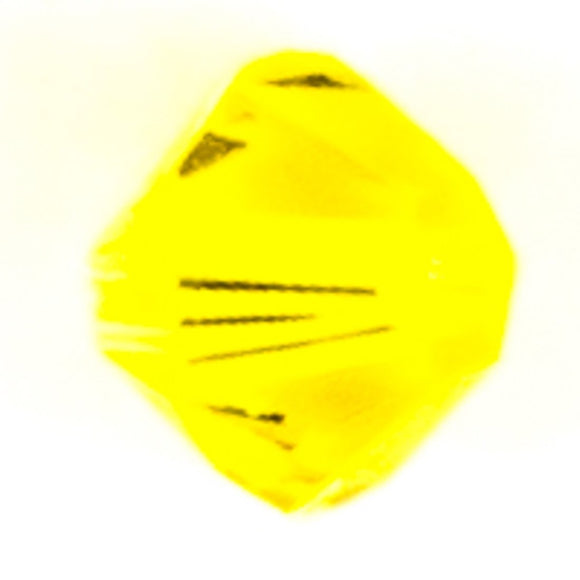 Austrian Crystals 4mm 5328 citrine 30pcs