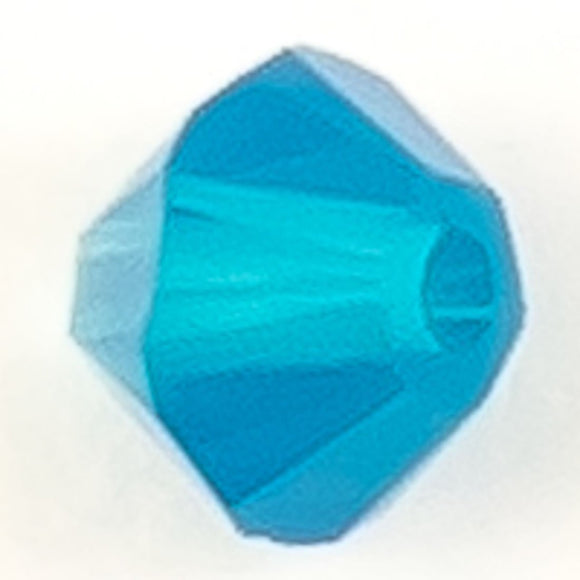Austrian Crystals 4mm 5328 caribbean bl opal 40