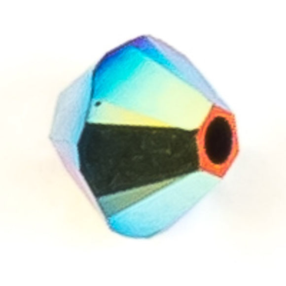 Austrian Crystals 4mm 5328 jet AB 2X 30pcs