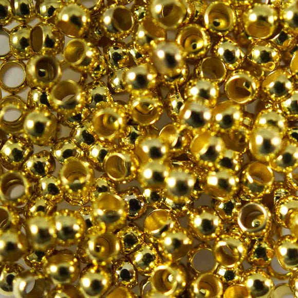 Metal 1.5x1.5mm crimp GOLD 500pcs