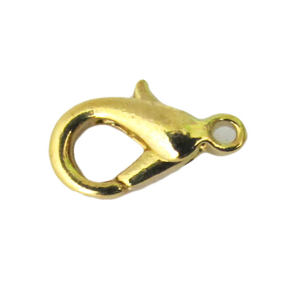 Metal 13mm parrot gold 10pcs