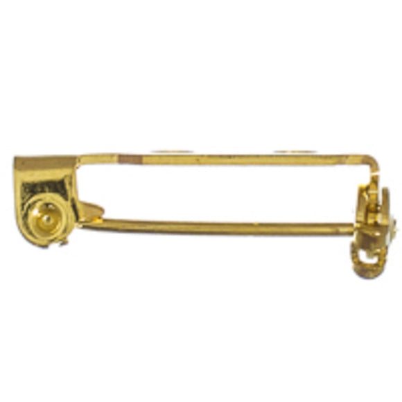 Metal 20mm roller brooch back gold 20pcs